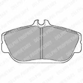 Колодки тормозные дисковые <b>DELPHI LP887 / 23637</b>