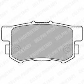 Колодки тормозные дисковые для FIAT SEDICI / HONDA ACCORD, CITY, CIVIC, CR, CR-Z, INSIGHT, JAZZ, LEGEND, PRELUDE, SHUTTLE, STREAM / MITSUBISHI L 300 / SUZUKI KIZASHI, SWIFT, SX4 <b>DELPHI LP1507 / 23652</b>