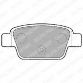 Колодки тормозные дисковые для FIAT BRAVO(198), MULTIPLA(186), STILO Multi(192), STILO(192) / LANCIA DELTA(844) <b>DELPHI LP1719 / 23714</b>