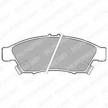 Колодки тормозные дисковые для SUZUKI LIANA(ER) <b>DELPHI LP1739 / 23817</b>