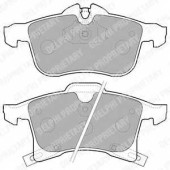 DELPHI LP1861 - колодки тормозные, передние