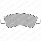 Колодки тормозные дисковые для CITROEN BERLINGO, C2, C3, C4, DS3, XSARA / PEUGEOT 1007, 206, 207, 208, 307, PARTNER <b>DELPHI LP1727 / 23954</b>