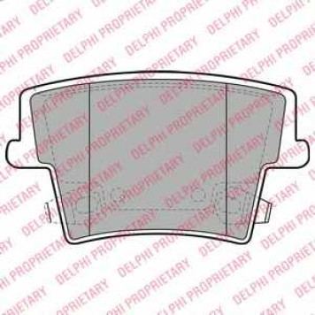 Колодки тормозные дисковые для CHRYSLER 300(LX) <b>DELPHI LP2035 / 24163</b>