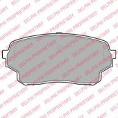 DELPHI LP2000 - колодки тормозные, передние