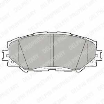 Колодки тормозные дисковые для TOYOTA AURIS, COROLLA, PRIUS PLUS, RAV 4, URBAN CRUISER, VERSO S, VERSO <b>DELPHI LP2002 / 24336</b>