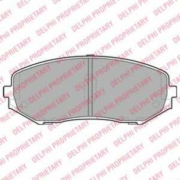 Колодки тормозные дисковые для SUZUKI GRAND VITARA(JT) <b>DELPHI LP2001 / 24346</b>