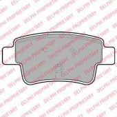 Колодки тормозные дисковые для FIAT PUNTO(199) / OPEL CORSA(F08,F68) <b>DELPHI LP1965 / 24349</b>