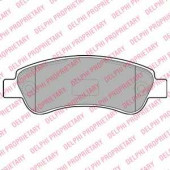 Колодки тормозные дисковые для CITROEN JUMPER(244,Z#) / FIAT DUCATO(250,290) / PEUGEOT BOXER <b>DELPHI LP1994 / 24465</b>