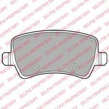 Колодки тормозные дисковые для FORD GALAXY, MONDEO, S-MAX / LAND ROVER FREELANDER, RANGE ROVER EVOQUE / VOLVO S60, S80, V60, V70, XC60, XC70 <b>DELPHI LP2008 / 24496</b>