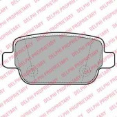 DELPHI LP1969 - колодки тормозные, задние