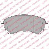 DELPHI LP2031 - колодки тормозные, передние