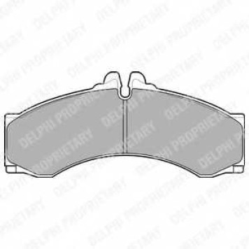 DELPHI LP1046 - колодки тормозные, передние