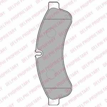 Колодки тормозные дисковые <b>DELPHI LP2063 / 29231</b>
