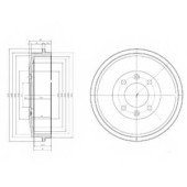 Тормозной барабан DELPHI BF169