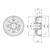 Тормозной барабан DELPHI BF324