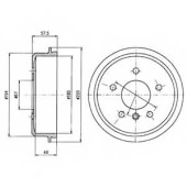 Тормозной барабан DELPHI BF395