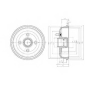 Тормозной барабан DELPHI BF468