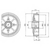 Тормозной барабан DELPHI BF484