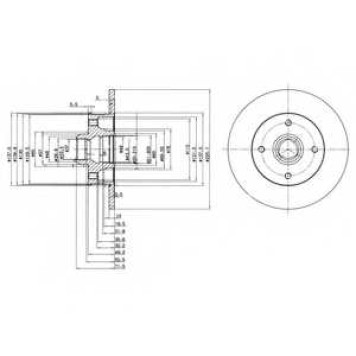 Тормозной диск DELPHI BG2389