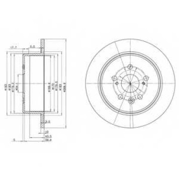 Тормозной диск DELPHI BG2594