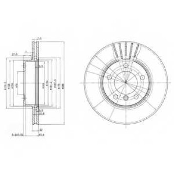 Тормозной диск DELPHI BG2623C
