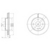Тормозной диск DELPHI BG2629