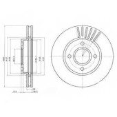 Тормозной диск DELPHI BG2699