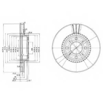 Тормозной диск DELPHI BG2720