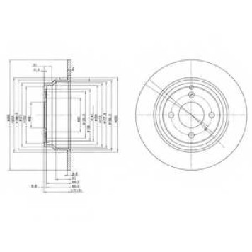 Тормозной диск DELPHI BG2721