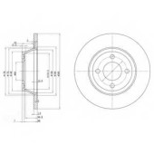 Тормозной диск DELPHI BG2783