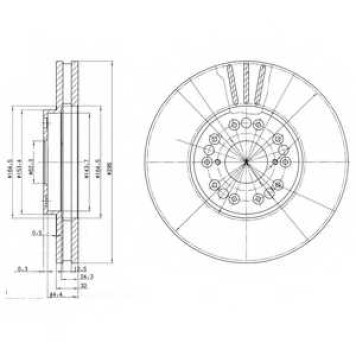 Тормозной диск DELPHI BG2829