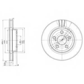 Тормозной диск DELPHI BG2880