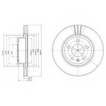 Тормозной диск DELPHI BG2908