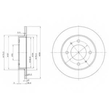 Тормозной диск DELPHI BG3070