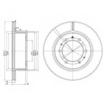 Тормозной диск DELPHI BG3117