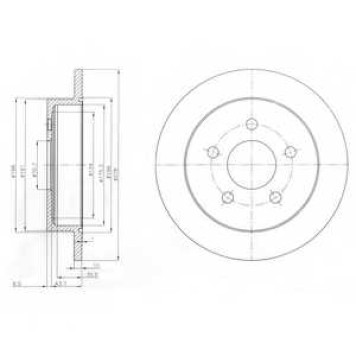 Тормозной диск DELPHI BG3143