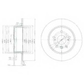 Тормозной диск DELPHI BG3183