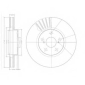 Тормозной диск DELPHI BG3189