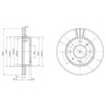 Тормозной диск DELPHI BG3206