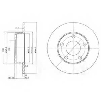 Тормозной диск DELPHI BG3381