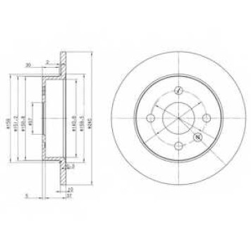 Тормозной диск DELPHI BG3403