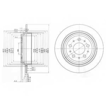 Тормозной диск DELPHI BG3419