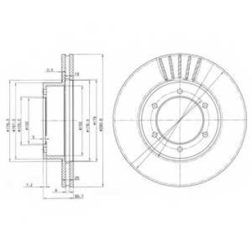 Тормозной диск DELPHI BG3423