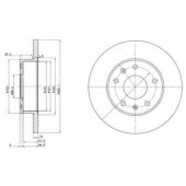 Тормозной диск DELPHI BG3426