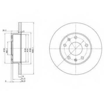 Тормозной диск DELPHI BG3426