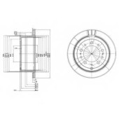 Тормозной диск DELPHI BG3534