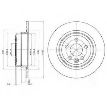 Тормозной диск DELPHI BG3550