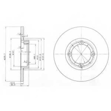 Тормозной диск DELPHI BG3551