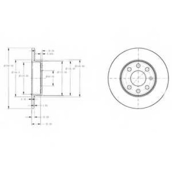 Тормозной диск DELPHI BG3567