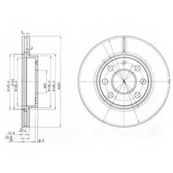 Тормозной диск DELPHI BG3568